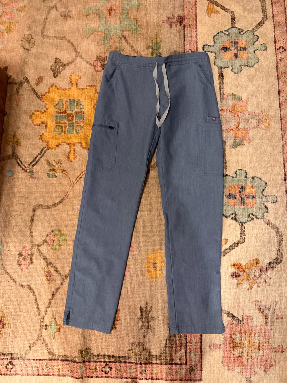 Figs Women's Cargo Pants in Slate Blue